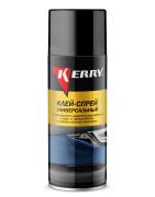 Kerry KR967 Клей-спрей водостойкий автомобильный. Для кожи, кожзама, ковролина, бумаги, дерева, войлока, ткани, поролона, аэрозоль, 520 мл